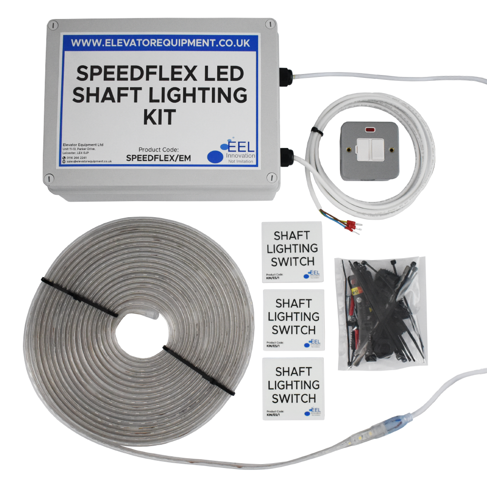 SPEEDFLEX LED Shaft Lighting Kit with Wireless 3Way Switching Elevator Equipment